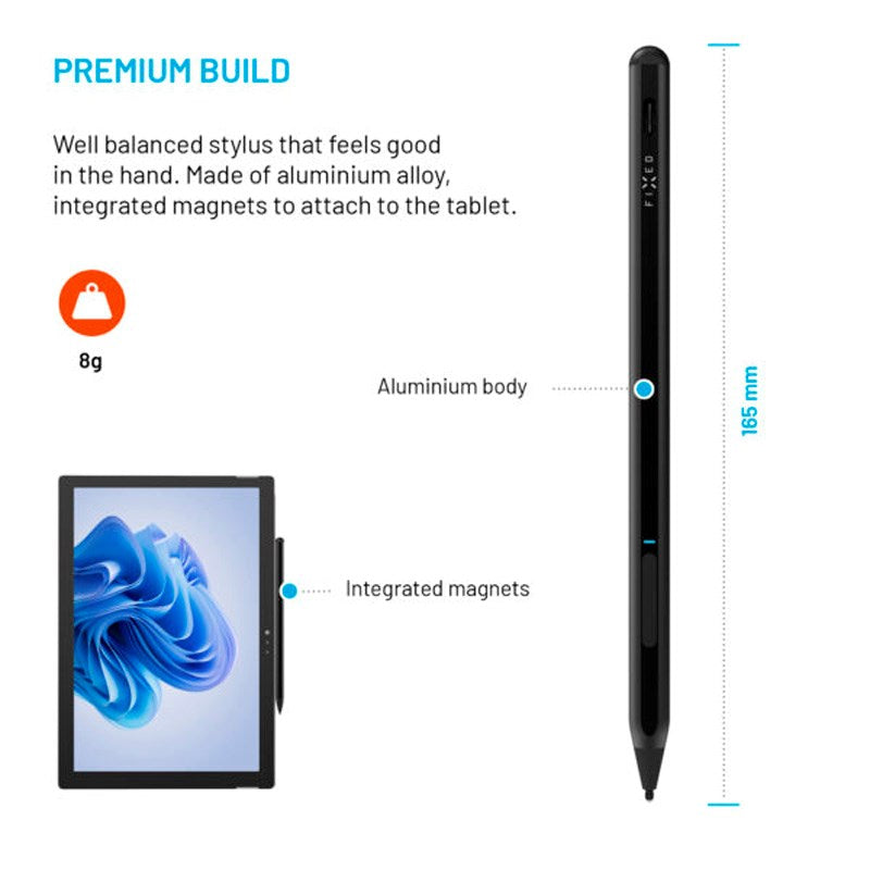 Fixed Graphite Active Styluspenn for MPP-Kompatible Enheter – Svart