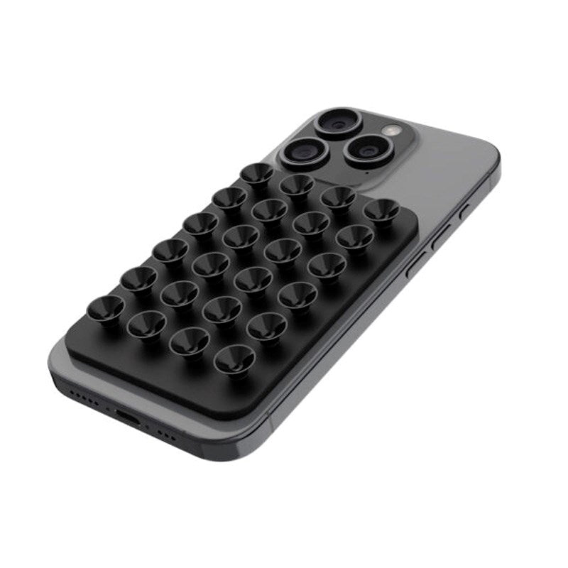 Fixed MagMate Mobilholder - Silikon Sugekopp - MagSafe Kompatibel - Svart