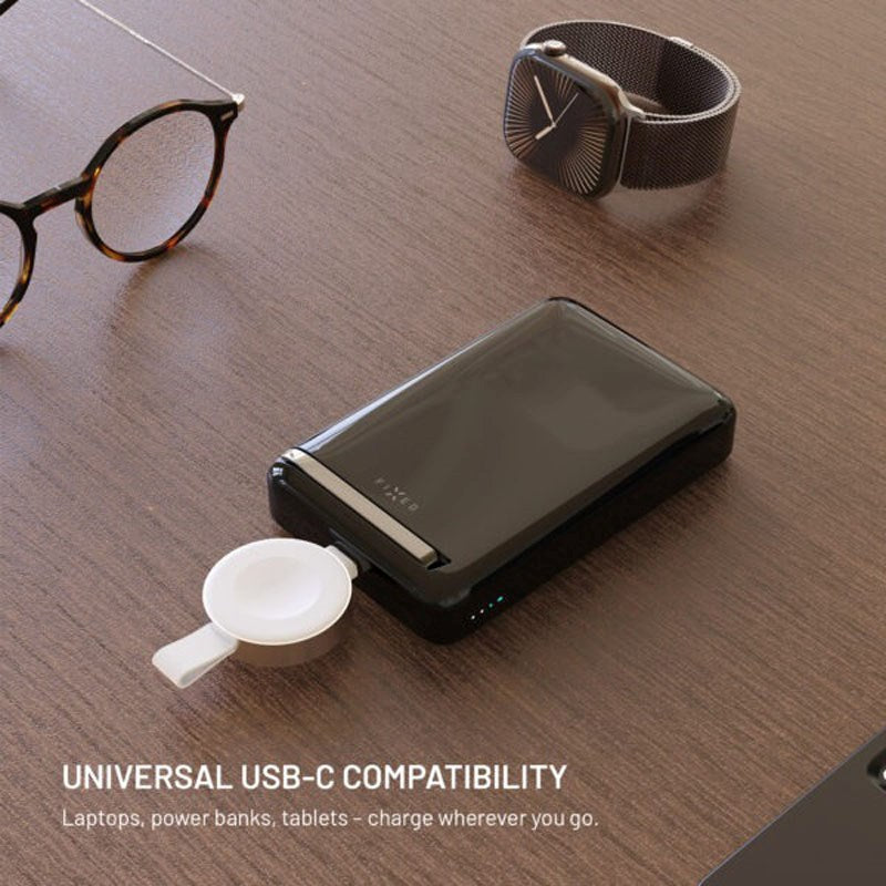 Fixed 5W Apple Watch Trådløs Lader med USB-C – Hvit