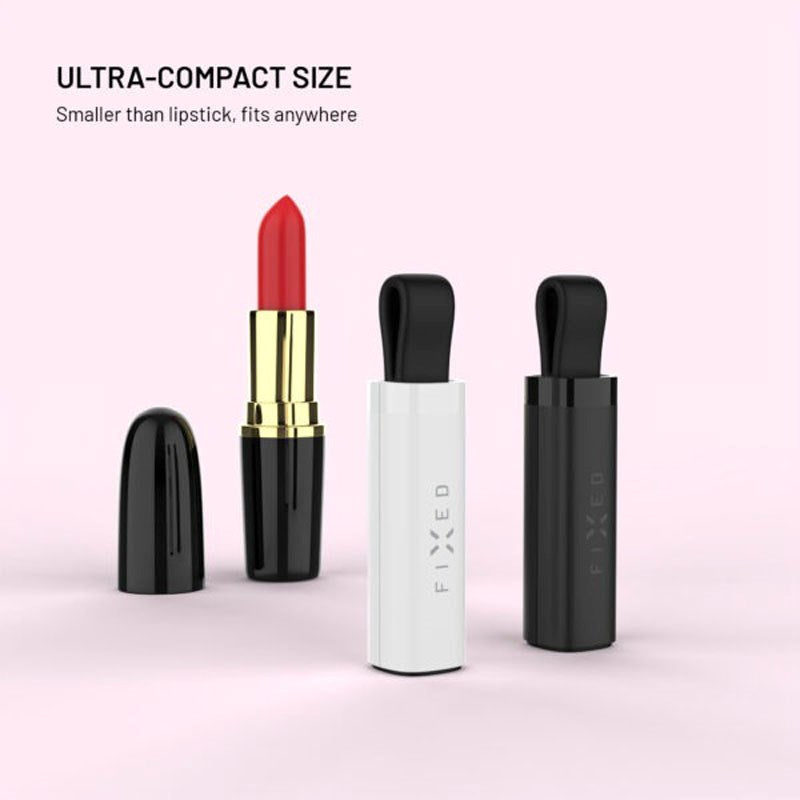 Fixed Sporingsenhet med USB-C-Lading – Apple Find My Kompatibel – Hvit