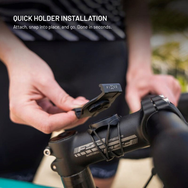 Fixed Monteringssett for Garmin Smartklokke (22 mm) / Garmin Edge Sykkelcomputer for Sykkel - Svart