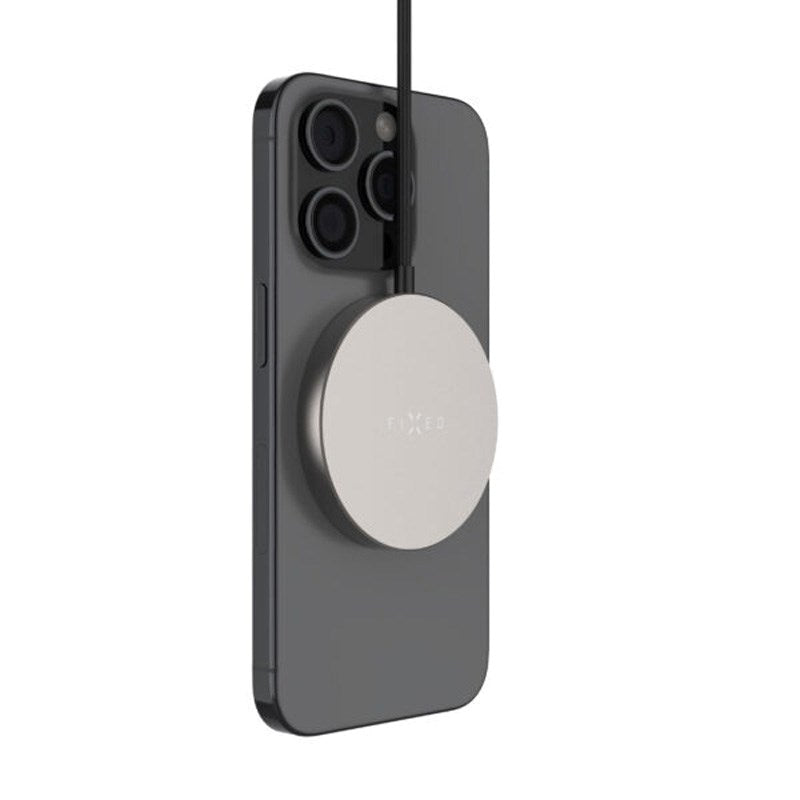 Fast MagPad 15W Trådløs Lader – MagSafe / Qi2 Kompatibel – Titanium