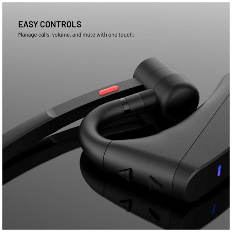 Fixed Talk Pro Wireless Headset med ENC – Open-Ear – Svart