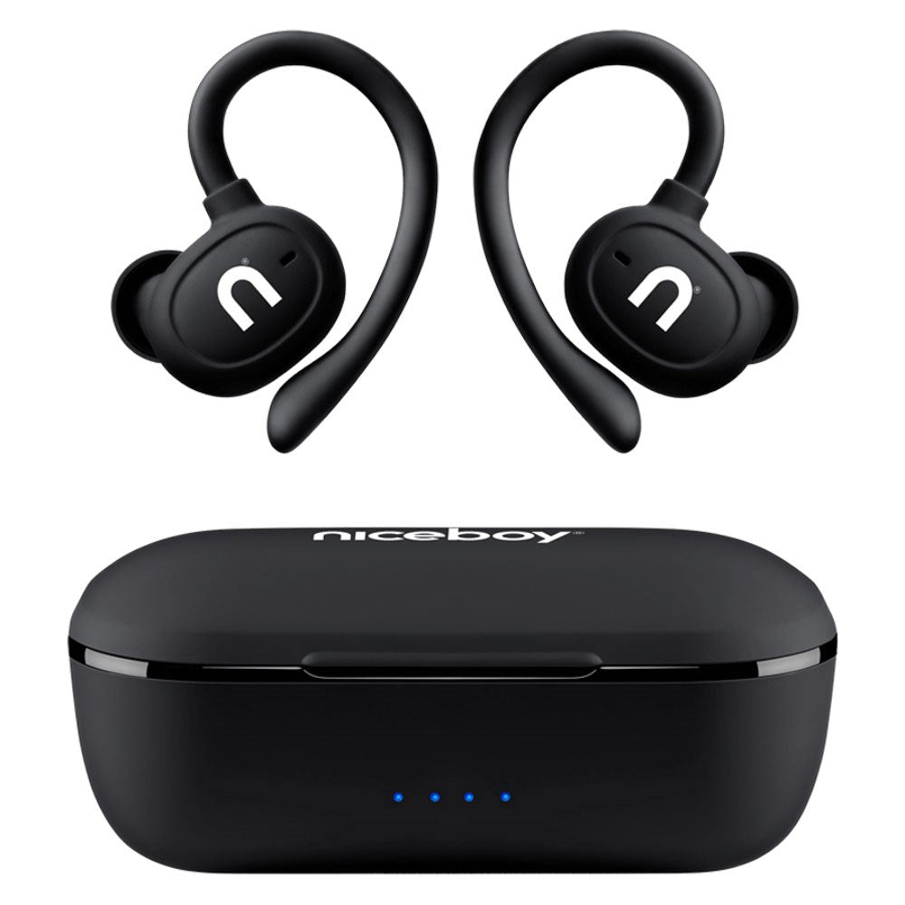 Niceboy HIVE Airsport 3 Pro True Wireless In-Ear Hodetelefoner - Svart