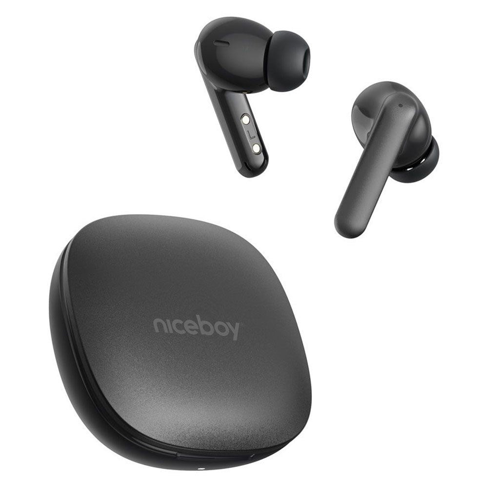 Niceboy HIVE Pins Pro 4 ANC True Wireless In-Ear Hodetelefoner - Svart