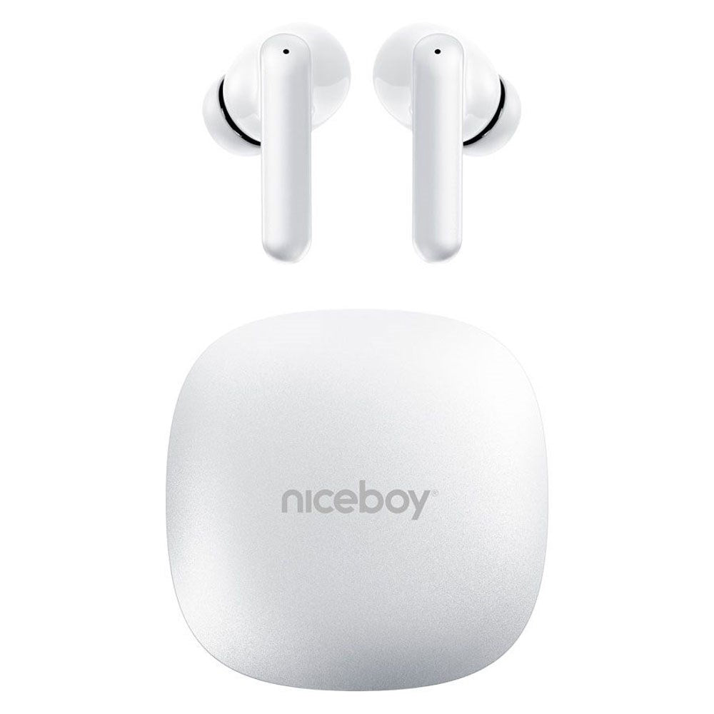 Niceboy HIVE Pins Pro 4 ANC True Wireless In-Ear Hodetelefoner - Hvit