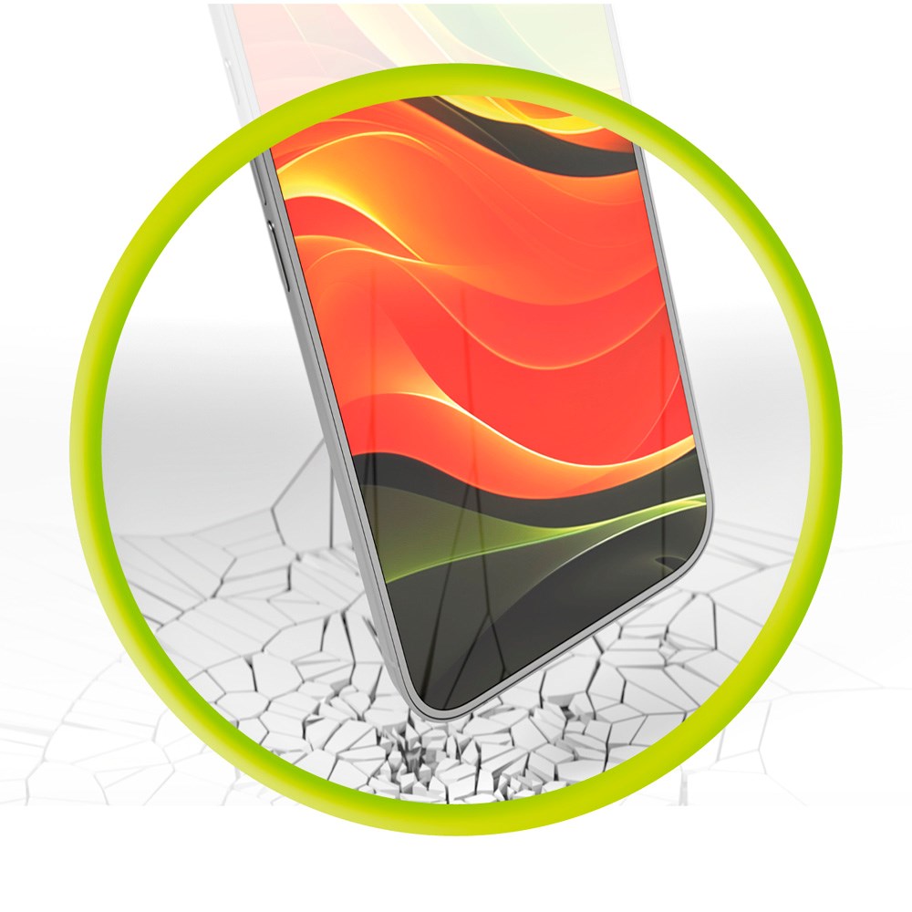 iPhone 16e / 14 / 13 / 13 Pro Mobile Origin Beskyttelsesglass - Case Friendly - 2 Pack - Gjennomsiktig