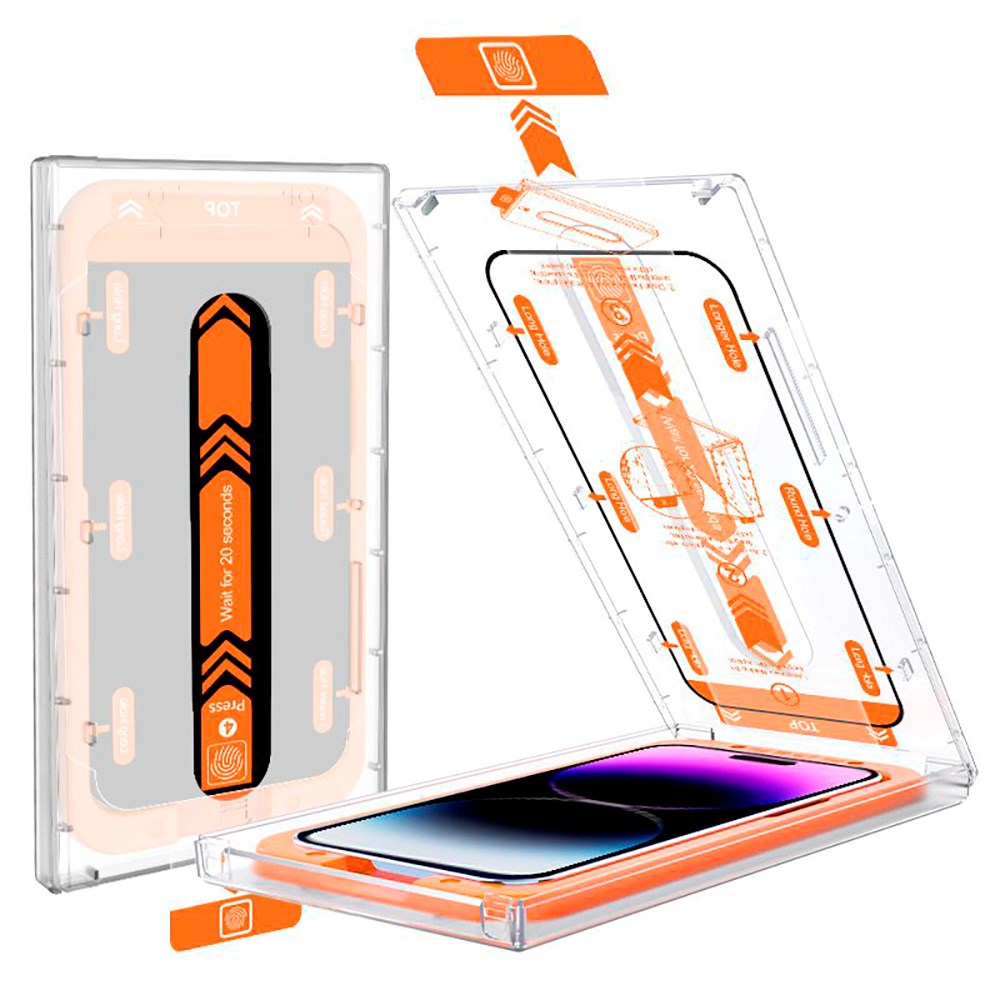 iPhone 11 Pro / X / Xs Mobile Origin Beskyttelsesglass - Case Friendly - 2 Pack - Svart Kant