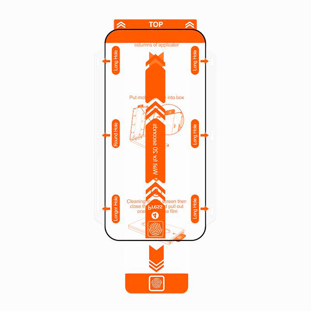 iPhone 11 Pro / X / Xs Mobile Origin Beskyttelsesglass - Case Friendly - 2 Pack - Svart Kant