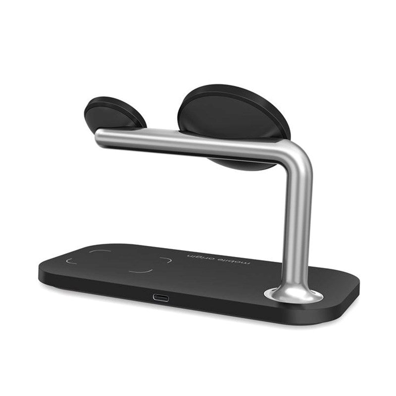Mobile Origin 3-i-1 Trådløs Lader - MagSafe Kompatibel - Svart