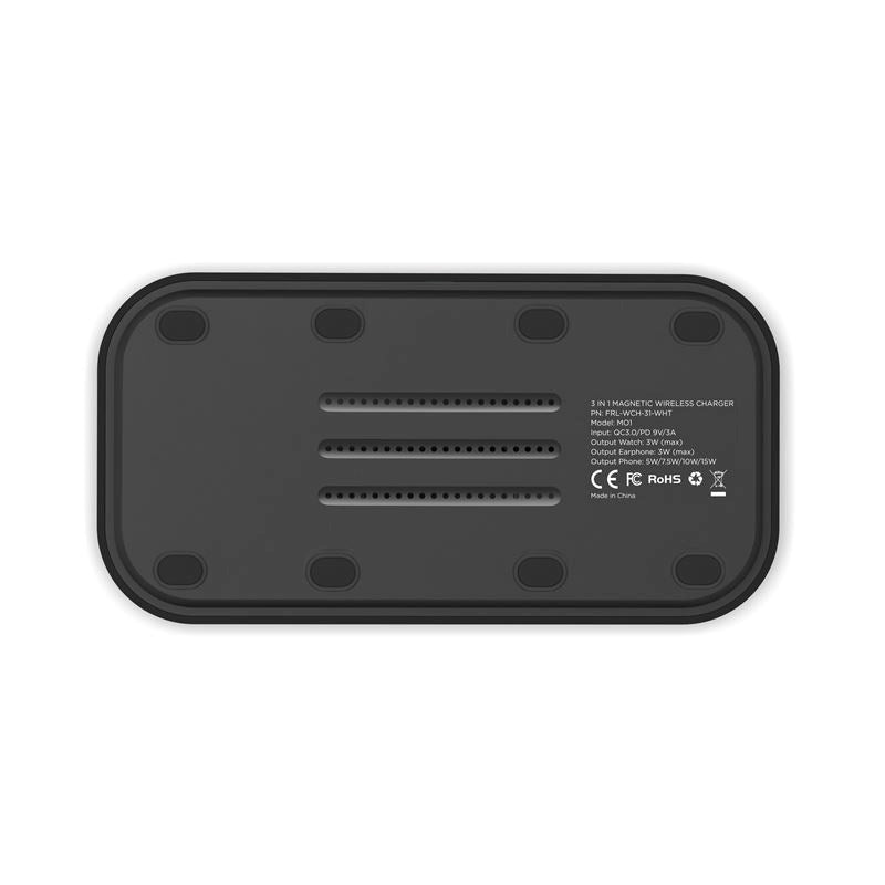 Mobile Origin 3-i-1 Trådløs Lader - MagSafe Kompatibel - Svart