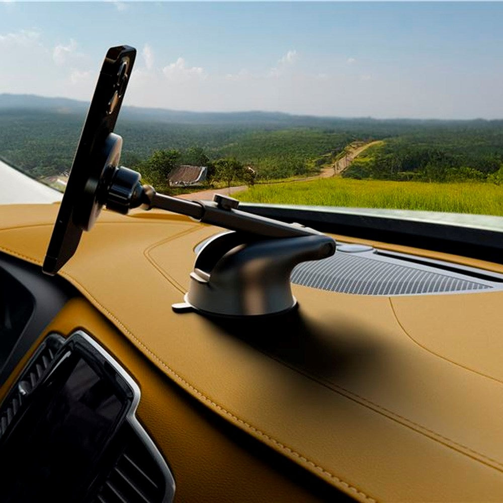 Mobile Origin MO4 Trådløs Mobilopplader til Bil - 15W - MagSafe Kompatibel - Svart