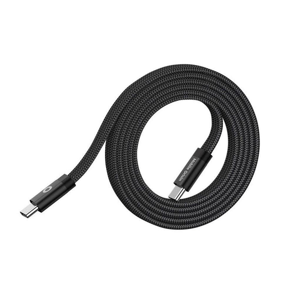 Mobile Origin Flatt Magnetisk USB-C til USB-C Kabel - 1m - Svart