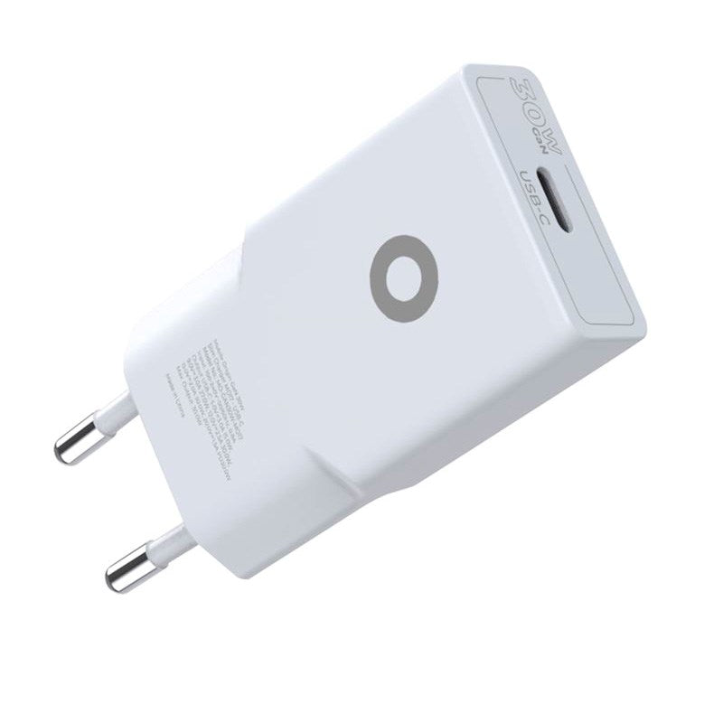 Mobile Origin MO17 30W Slim Vegglader m. 1x USB-C - Hvit