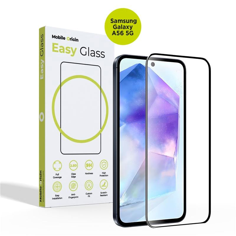 Samsung Galaxy A56 (5G) Mobile Origin EasyGlass Skjermbeskyttelsesglass - Gjennomsiktig