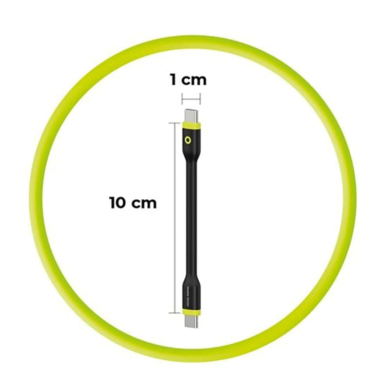 Mobile Origin 60W USB-C til USB-C Kabel 10 cm - Svart