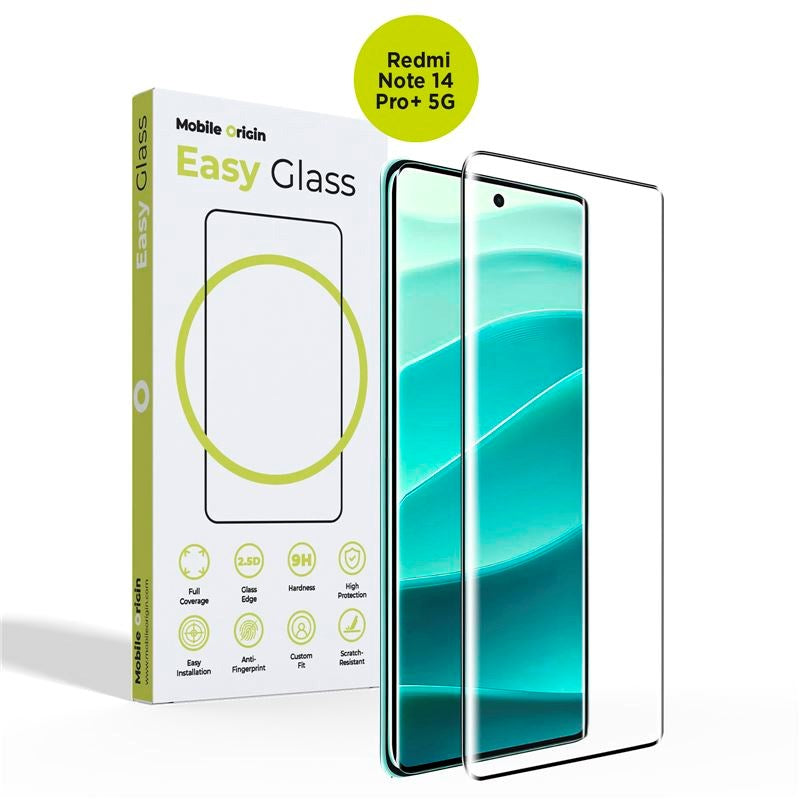 Xiaomi Redmi Note 14 Pro+ Mobile Origin EasyGlass Skjermbeskyttelsesglass - Gjennomsiktig