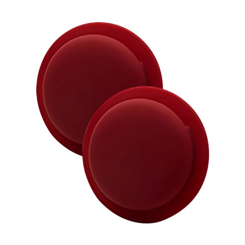 Mobile Origin Silikon AirTag-Holder med Selvklebende Bakside – 2 stk. - Rød