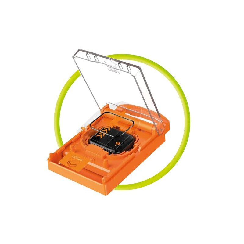 Mobile Origin Apple Watch 11 / 10 (46mm) Hybrid Skjermbeskytter - Gjennomsiktig / Svart Kant