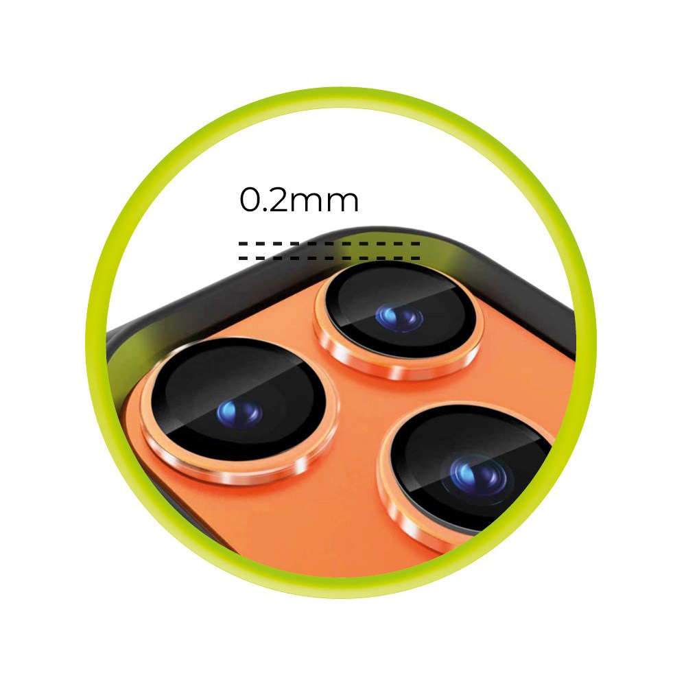 Mobile Origin iPhone 17 Pro / 17 Pro Max Sapphire Herdet Glass Kamerabeskyttelse - Gjennomsiktig