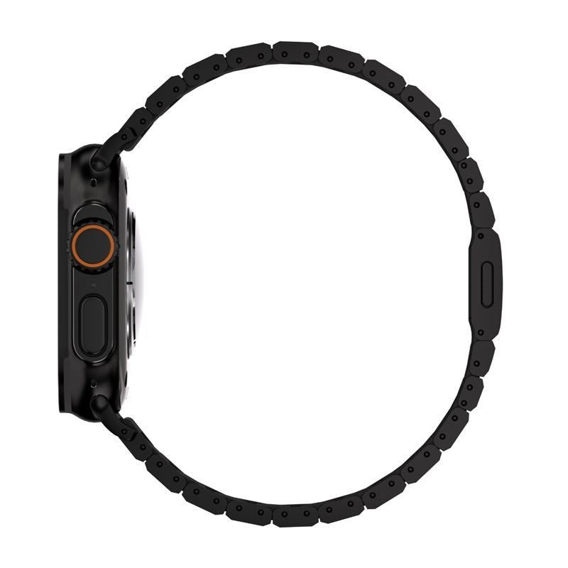 Apple Watch (42/44/SE/45/46/49 mm) Mobile Origin Titanrem – Svart