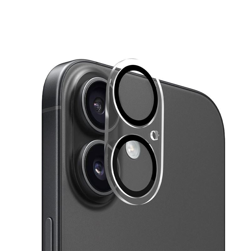 iPhone 17 Mobile Origin Herdet Glass Kameralinsebeskyttelse - Gjennomsiktig / Svart Kant