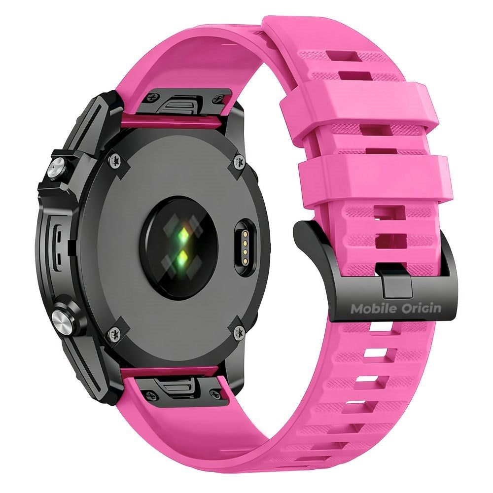Mobile Origin Universal Garmin Stropp (22 mm QuickFit) – Silikon – Rosa