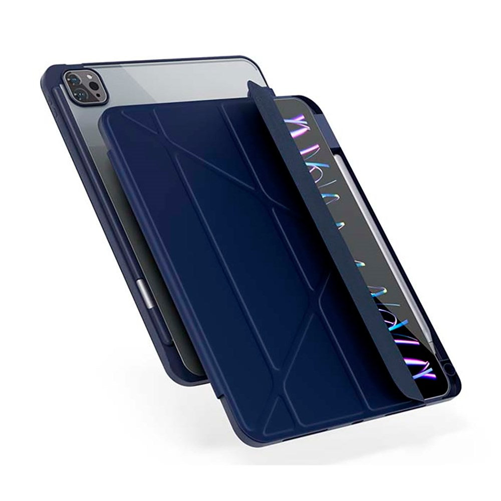iPad Air 10.9-11" (2025-2020) / Pro 11" (2022-2018) Epico Hero Flip Case - Origami - Blå