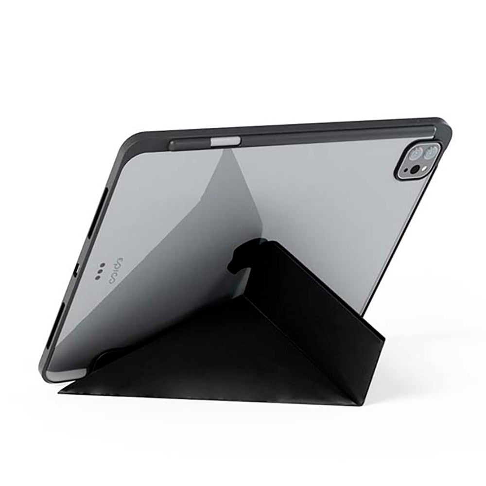 iPad Air 10.9-11" (2025-2020) / Pro 11" (2022-2018) Epico Hero Flip Case - Origami - Svart