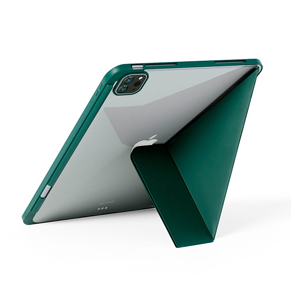 iPad Air 10.9-11" (2025-2020) / Pro 11" (2022-2018) Epico Hero Flip Case - Origami - Grønn