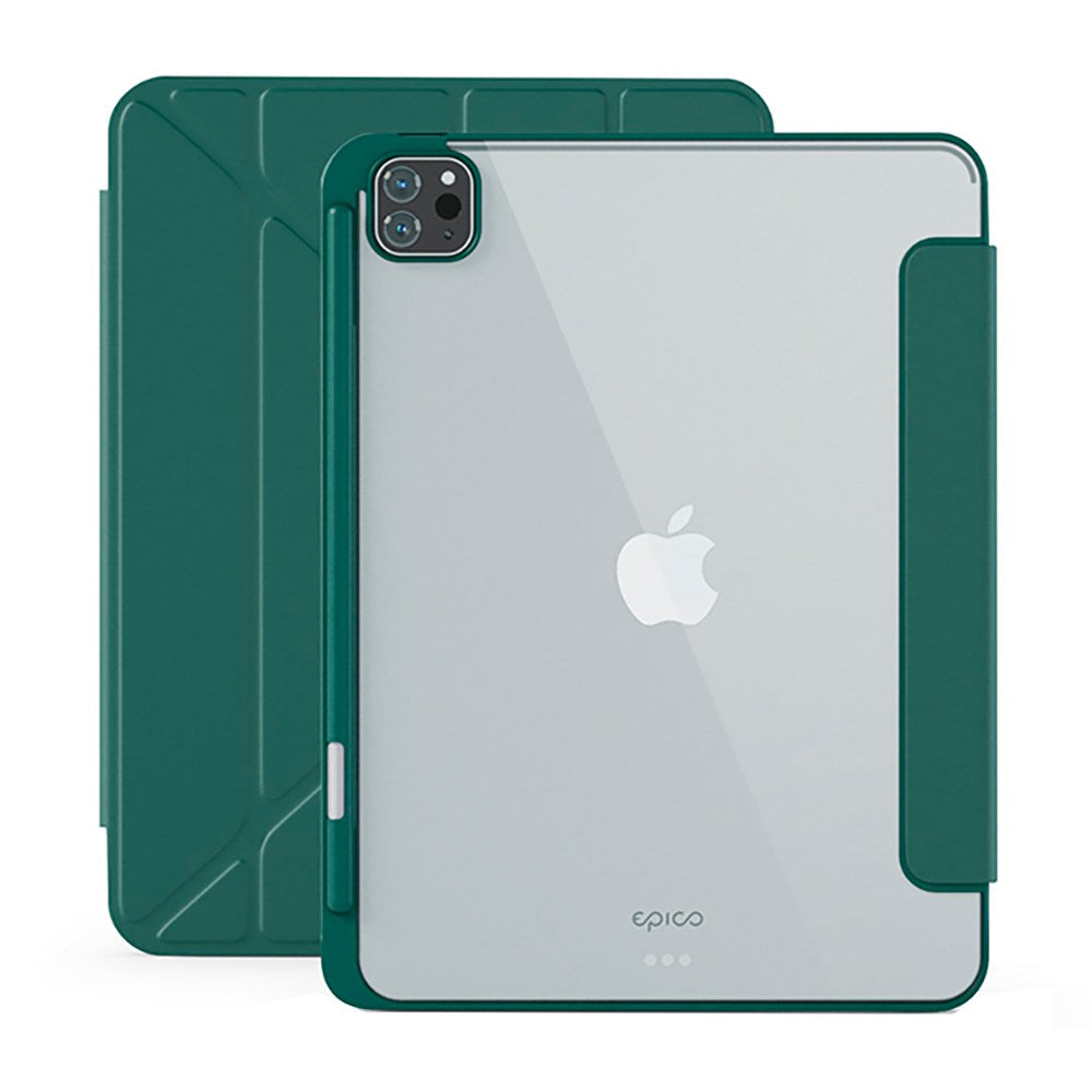 iPad Air 10.9-11" (2025-2020) / Pro 11" (2022-2018) Epico Hero Flip Case - Origami - Grønn