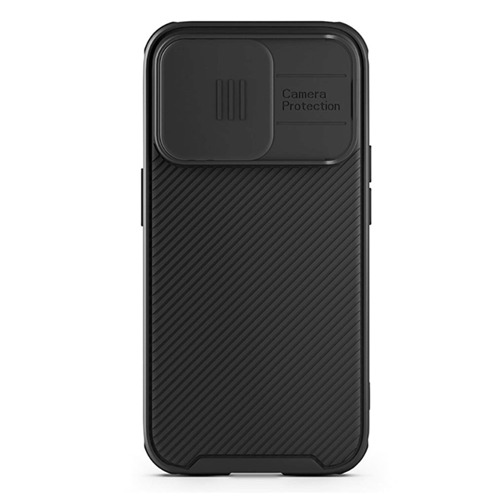 Spello iPhone 15 Durable Magnetic Deksel m. Cam Slider - MagSafe-Kompatibel - Svart