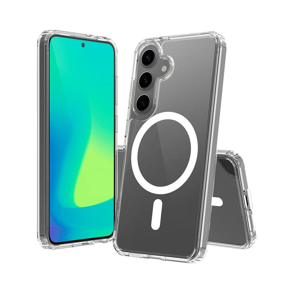 Samsung Galaxy S24 / S25 Spello Mag+ Clear Deksel - MagSafe Kompatibel - Gennemsigtig