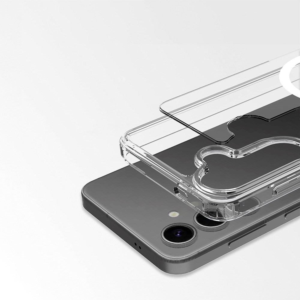 Samsung Galaxy S24 / S25 Spello Mag+ Clear Deksel - MagSafe Kompatibel - Gennemsigtig