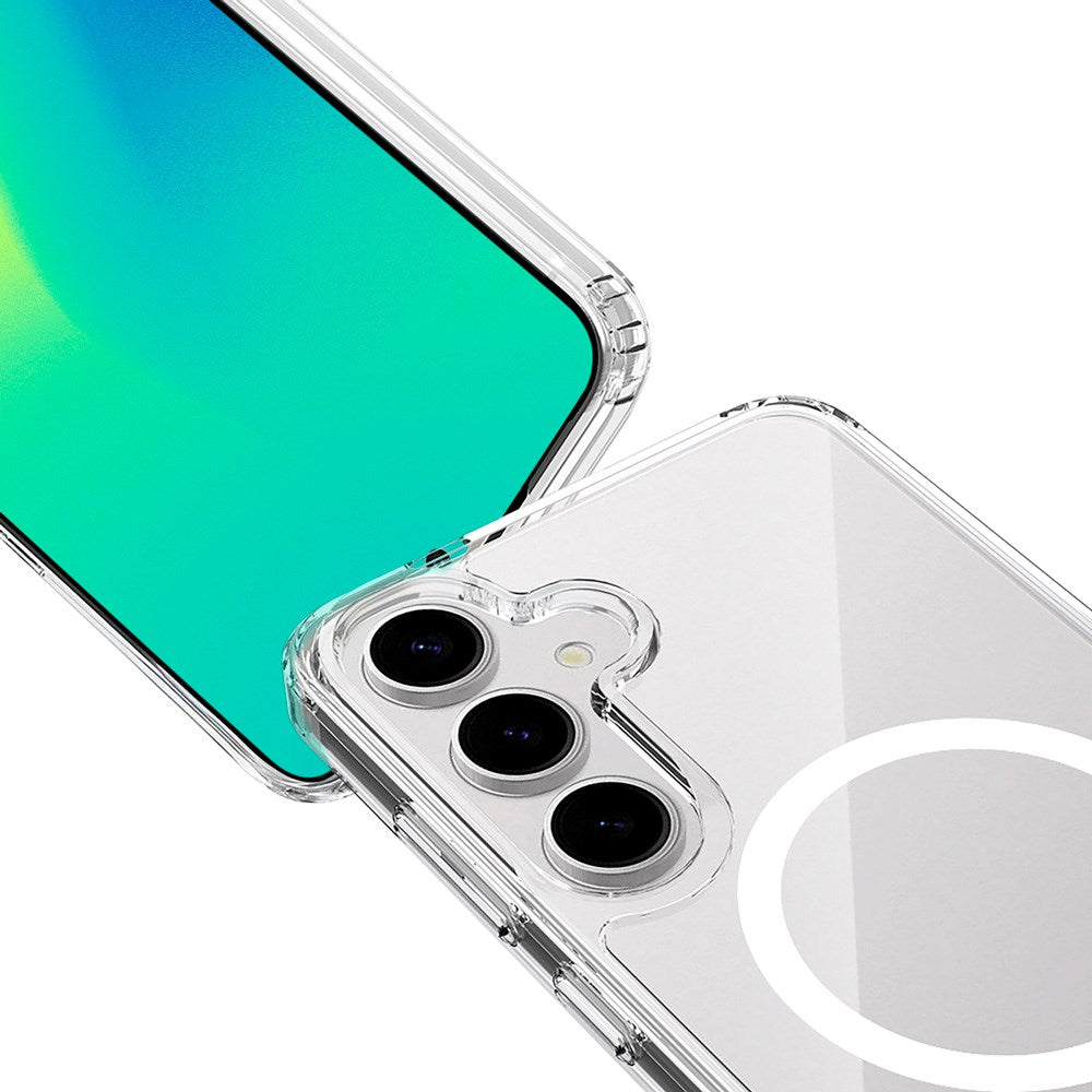 Samsung Galaxy S25+ (Plus) Spello Mag+ Clear Deksel - MagSafe Kompatibel - Gennemsigtig