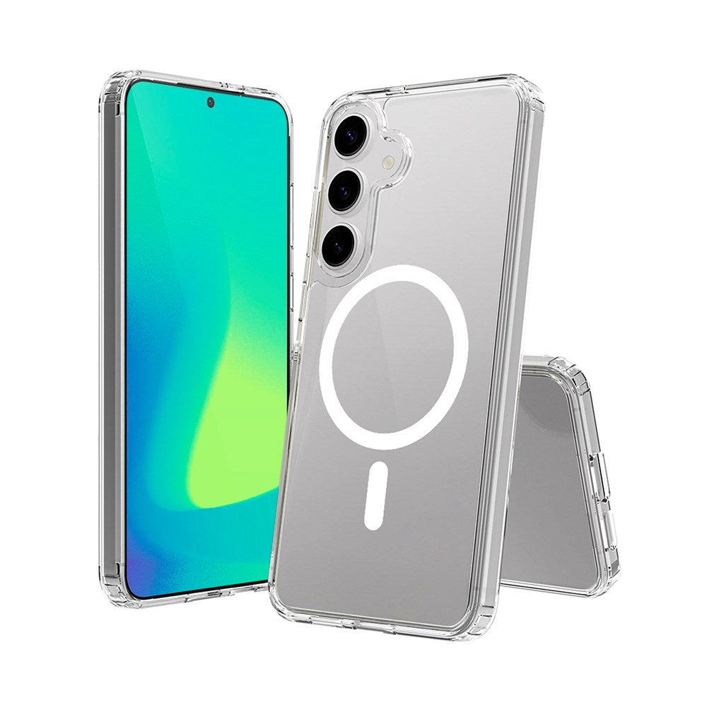 Samsung Galaxy S25+ (Plus) Spello Mag+ Clear Deksel - MagSafe Kompatibel - Gennemsigtig