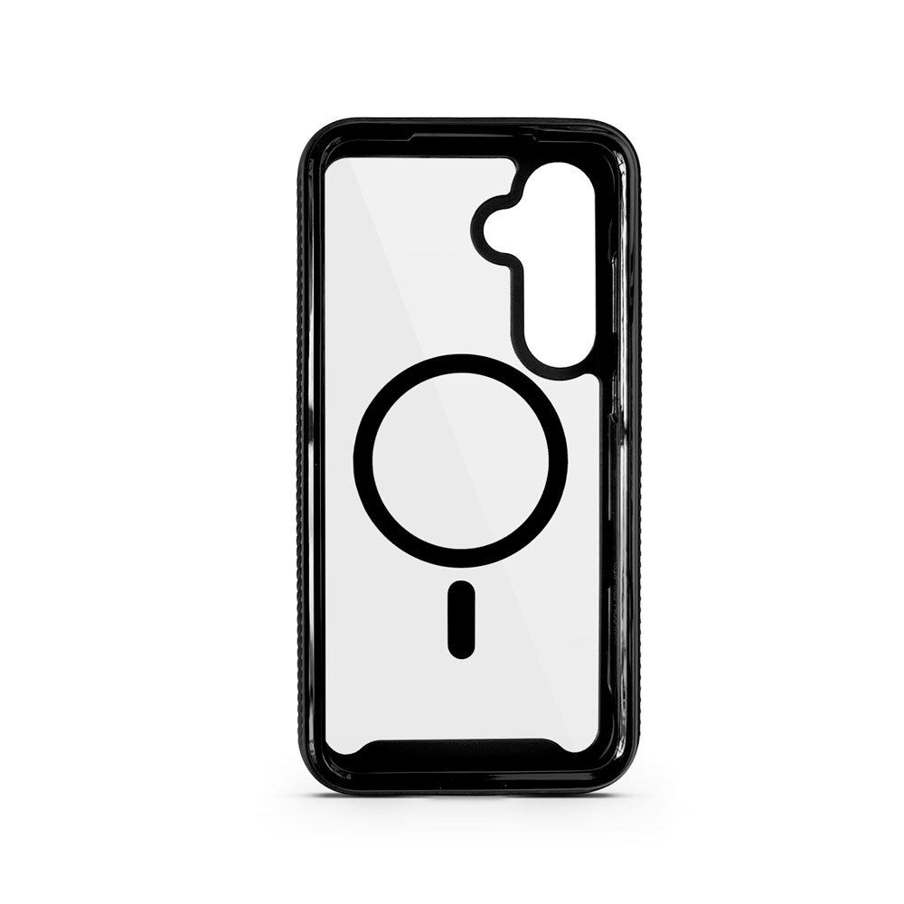 Samsung Galaxy S24+ (Plus) / S25+ (Plus) Spello Mag+ Rugged Deksel - MagSafe Kompatibel - Gjennomsiktig / Svart