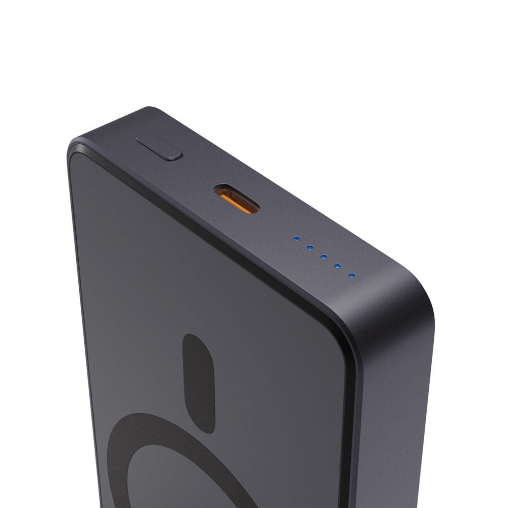 Spello ForcePack 10 000mAh Magnetisk Power Bank 15W - MagSafe Kompatibel - Mørkegrå