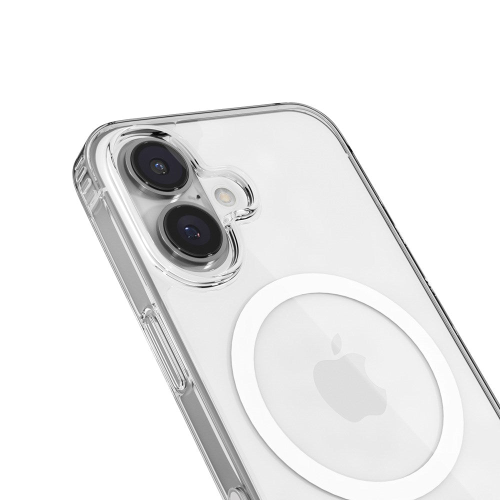 iPhone 16 Epico ImpactBuffer Mag+ Deksel - MagSafe Kompatibel - Gjennomsiktig