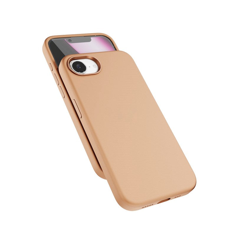 iPhone 16e Epico Mag+ Silikon Deksel - MagSafe Kompatibel - Desert Titanium