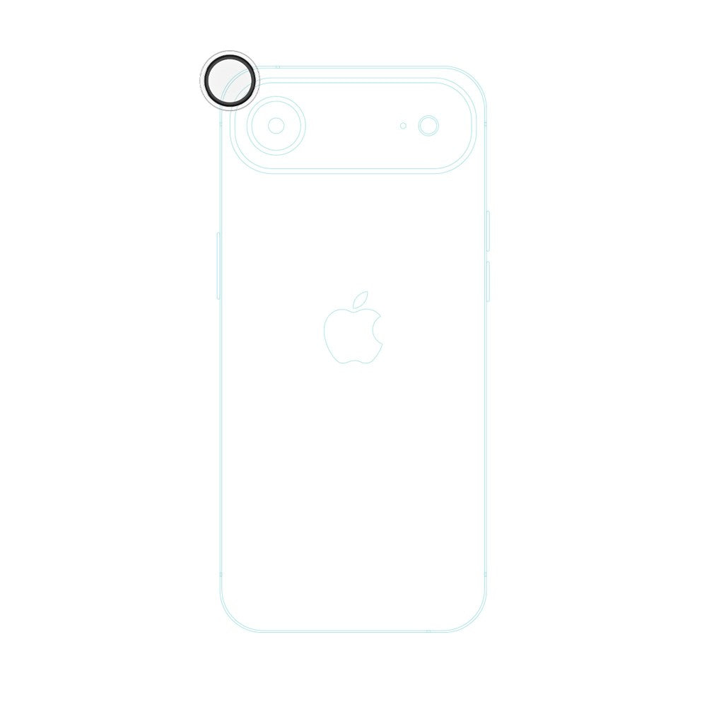 iPhone Air Epico Glass Lens Kameralinsebeskyttelsesglass m. Monteringsramme - Gjennomsiktig