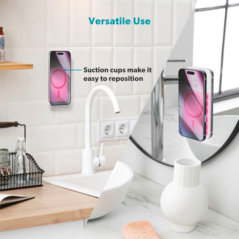 Epico Mag+ Suction Mobilholder - MagSafe Kompatibel - Pink