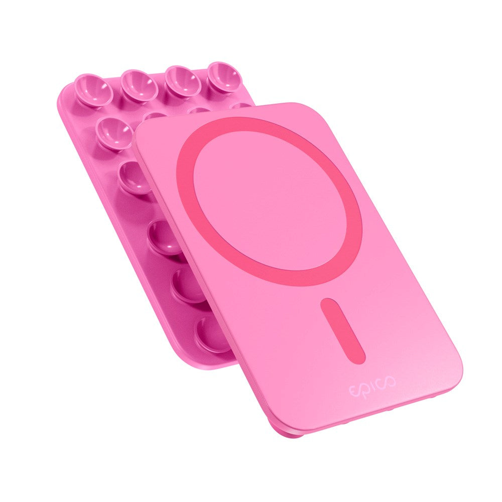 Epico Mag+ Suction Mobilholder - MagSafe Kompatibel - Pink