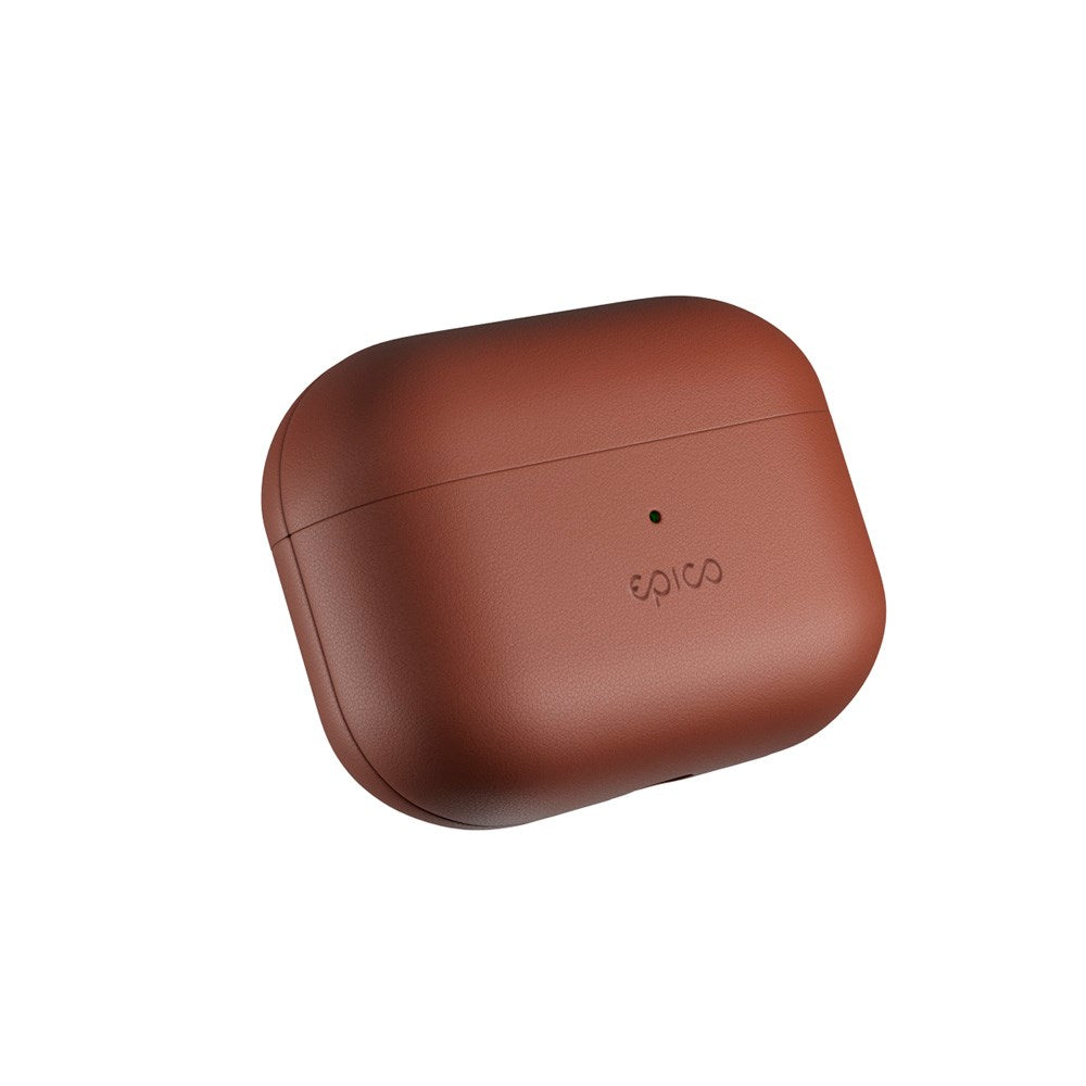 Apple AirPods Pro (3. gen.) Epico Ekte Skinn Deksel - Brun