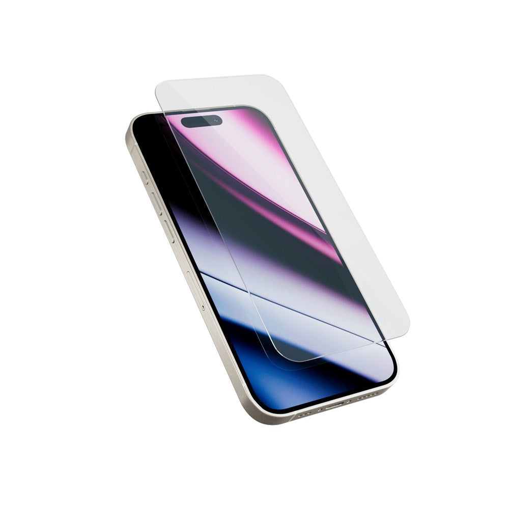 iPhone 16 Plus / 15 Plus / 14 Pro Max Epico Glass Standard Fit Skjermbeskyttelsesglass m. Monteringsramme - Gjennomsiktig