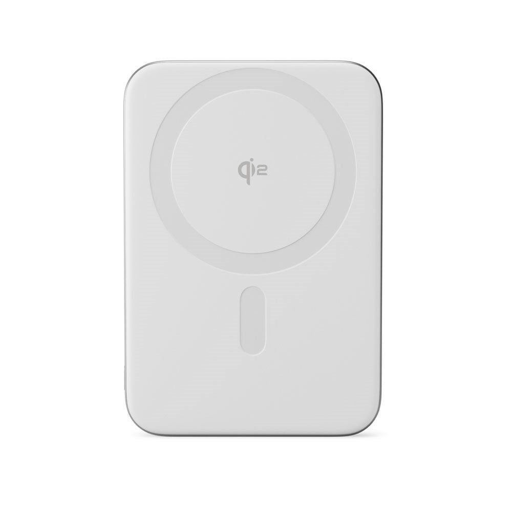 Epico 15W UltraPack EM51 Slim Alu Mag+ 5000 mAh Power Bank med USB-C - Qi2 / MagSafe Kompatibel - Silver