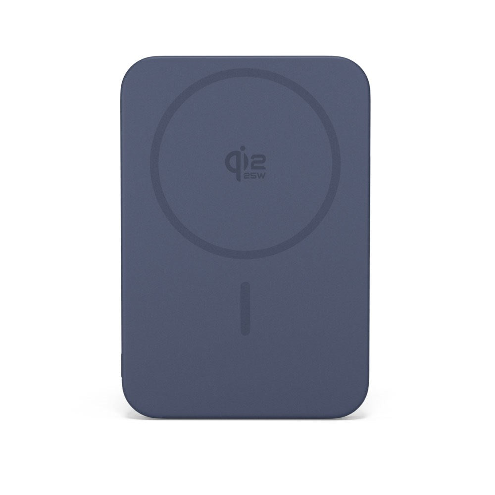 Epico UltraPack EM75 Alu Mag+ Trådløs PowerBank - 25W & 10.000 mAh - Qi2 / MagSafe Kompatibel - Blå