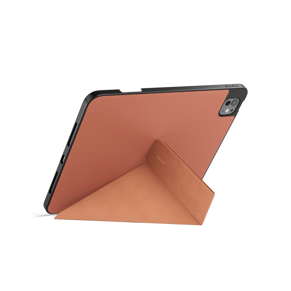 iPad Air 11-10.9" (2026-2020) / Pro 11" (2022-2018) Epico SolidWoven Flip Deksel - Sienna
