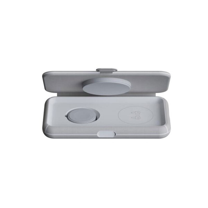 Xtorm 3-i-1 Sammenleggbar Trådløs Reiselader 15W – MagSafe Kompatibel - Hvit