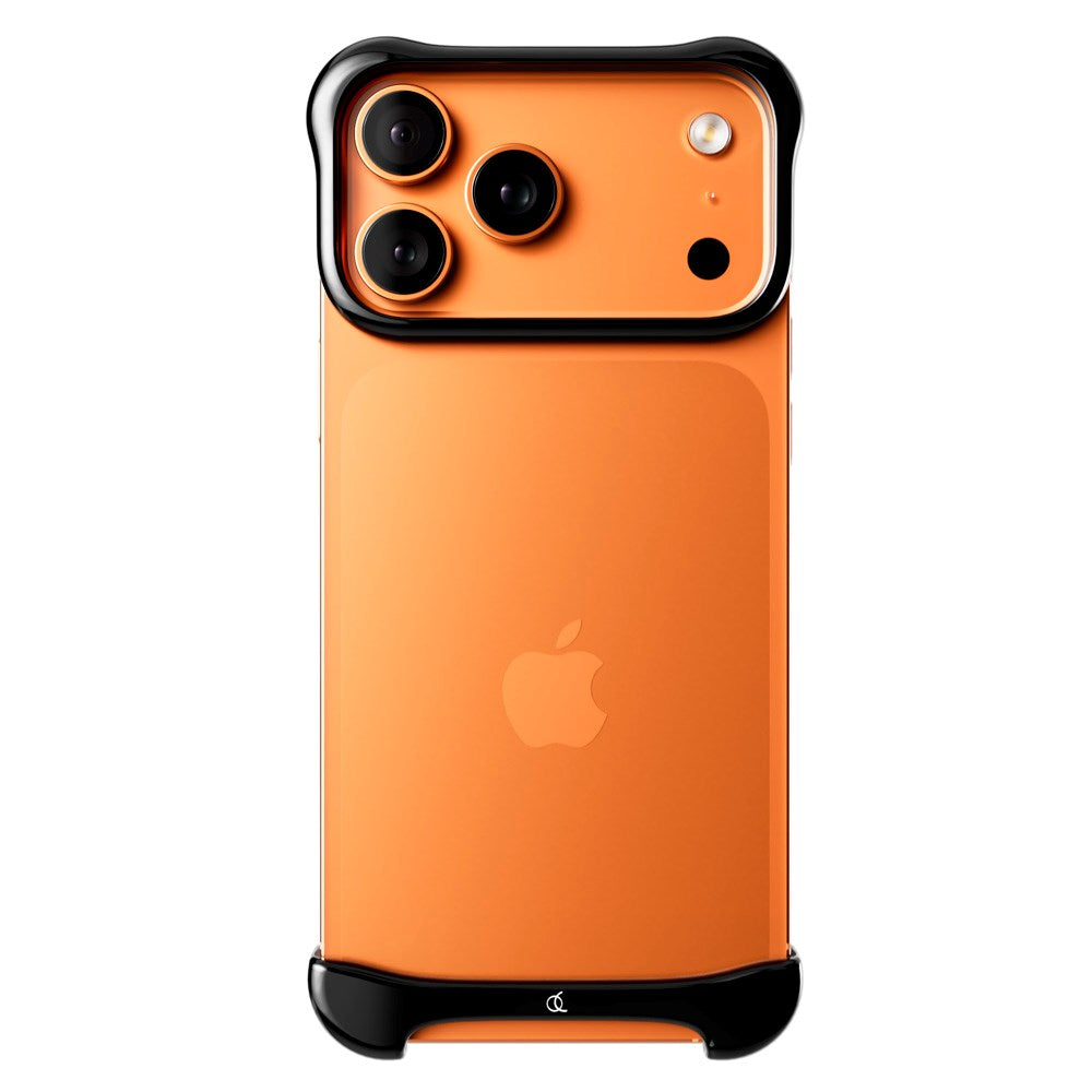 iPhone 17 Pro Max Arc Pulse Titanium Bumper Deksel - Onyx Black